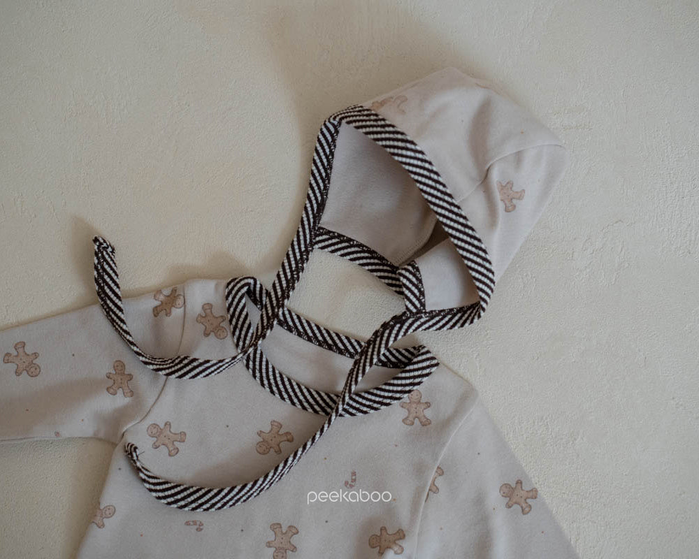 Preorder) Peekaboo / AS Gingerbread Baby Bonnet