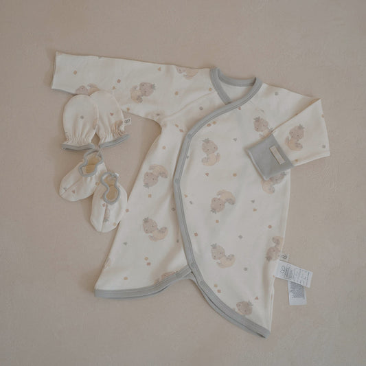 Preorder) Peekaboo Newborn Nernar Bodysuit set