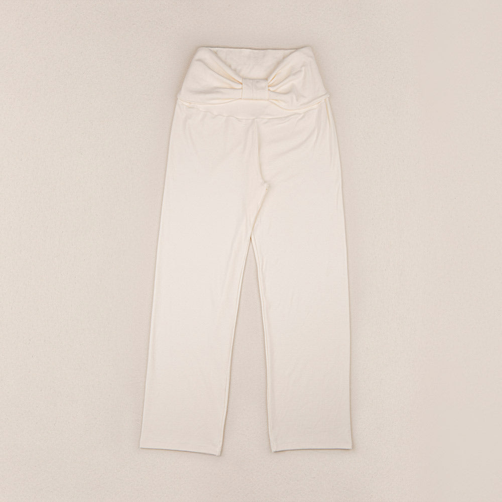 Preorder) Peekaboo Ribbon Mom Ribbon Pants (Long)