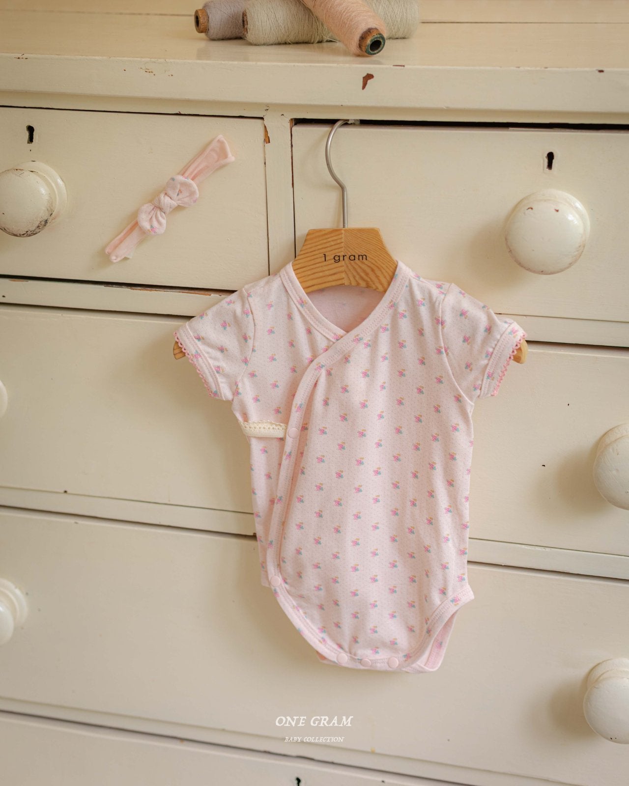 1GRAM 1그램 /小清新系列 🤍 Liz Newborn Suit with hairband (70)