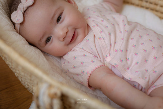 1GRAM 1๊ทธ๋จ /ๅฐๆธ
ๆฐ็ณปๅ ๐ค Liz Newborn Suit with hairband (70)