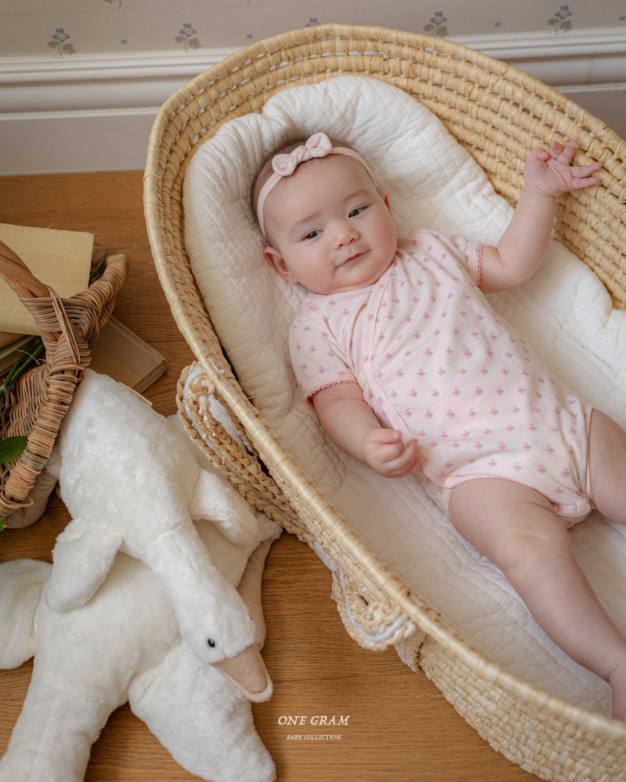 1GRAM 1그램 /小清新系列 🤍 Liz Newborn Suit with hairband (70)