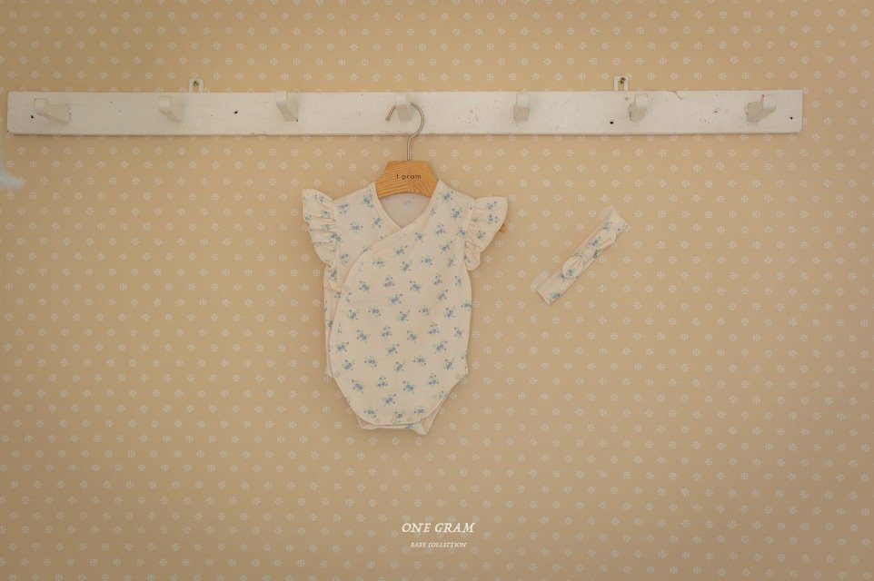 1GRAM 1그램 /小清新系列 🤍 Selena Newborn Suit with hairband (70)