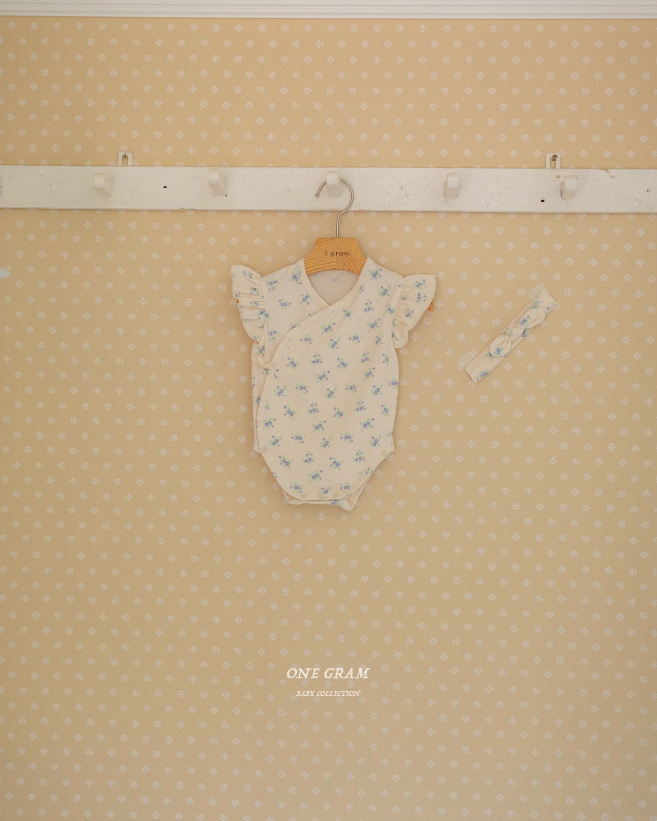 1GRAM 1그램 /小清新系列 🤍 Selena Newborn Suit with hairband (70)