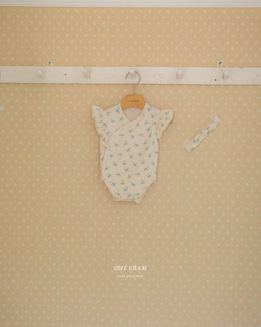 1GRAM 1๊ทธ๋จ /ๅฐๆธ
ๆฐ็ณปๅ ๐ค Selena Newborn Suit with hairband (70)