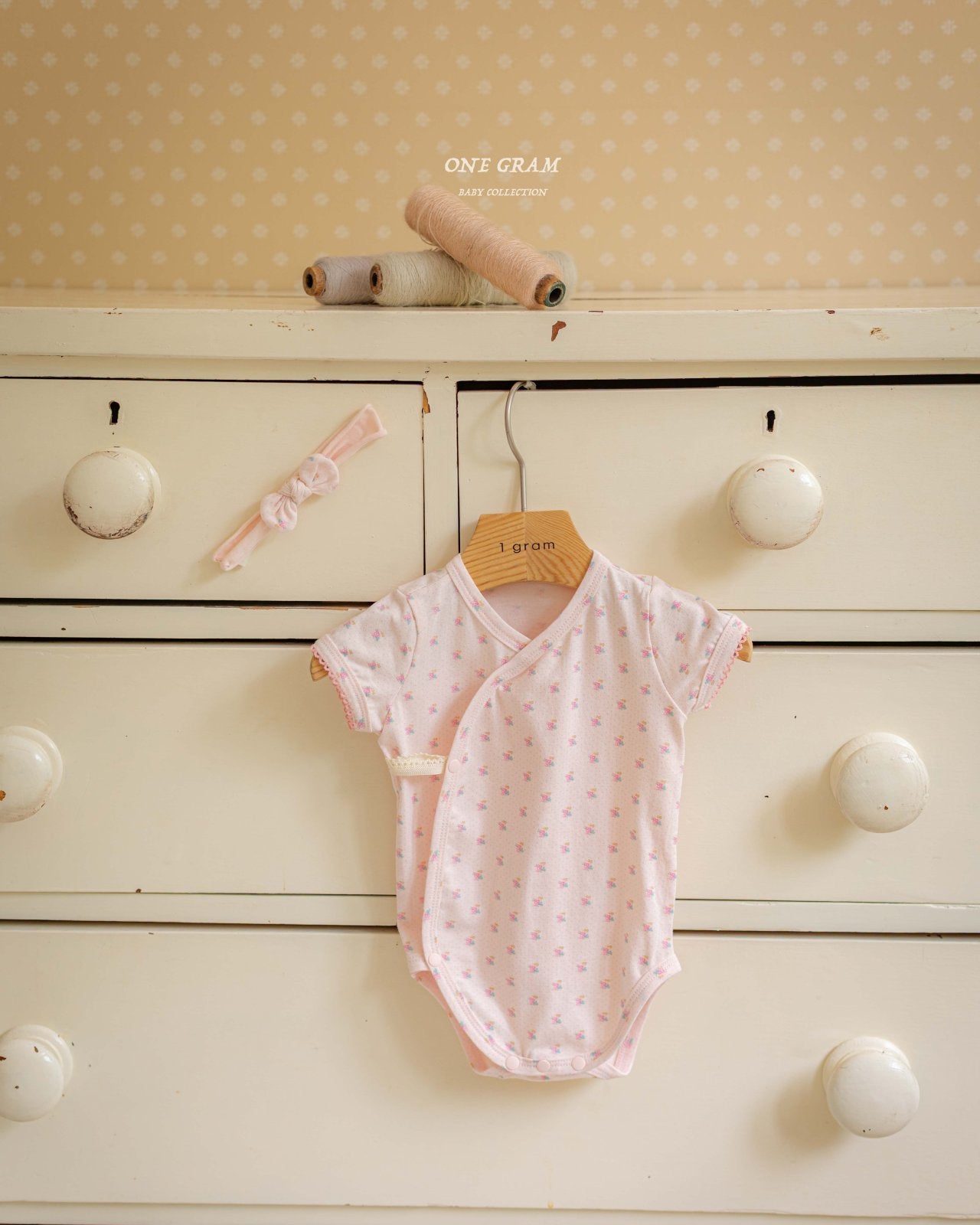 1GRAM 1그램 /小清新系列 🤍 Liz Newborn Suit with hairband (70)