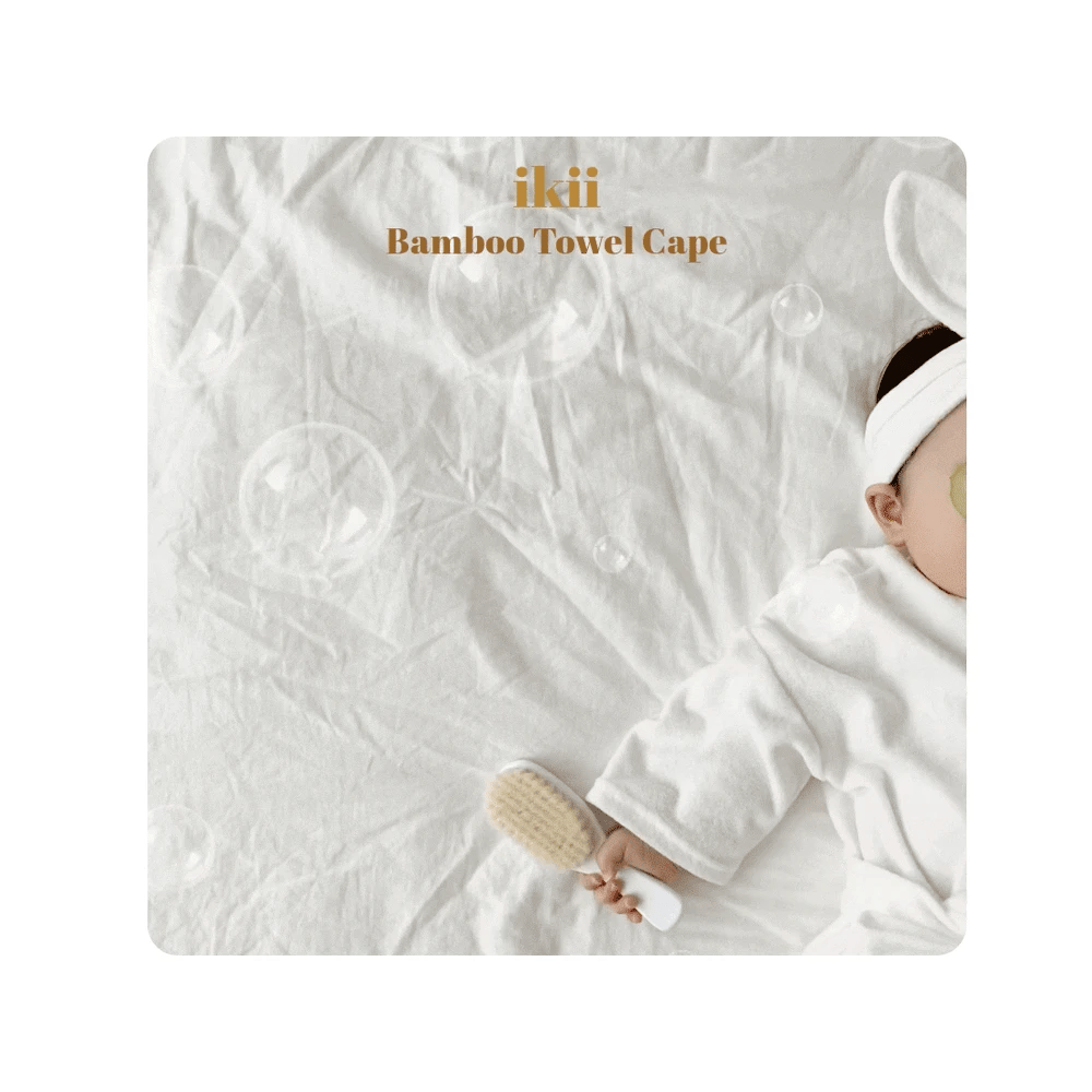 現貨)  Bath Time 竹毛巾浴袍+髮帶套裝