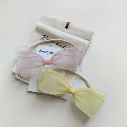 現貨) 𝚑𝚊𝚗𝚍𝚖𝚊𝚍𝚎 ✿ Melissa Baby Hairband (43cm) Color