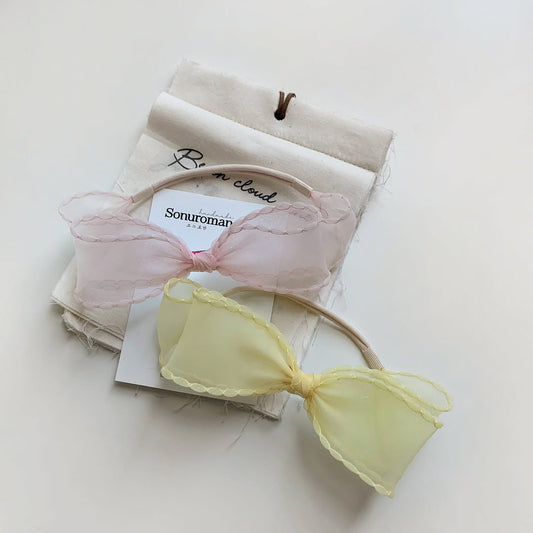 現貨) 𝚑𝚊𝚗𝚍𝚖𝚊𝚍𝚎 ✿ Melissa Baby Hairband (43cm) Color