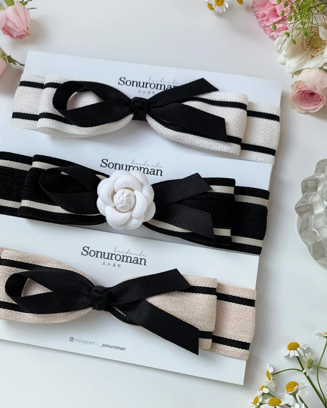 現貨) 𝚑𝚊𝚗𝚍𝚖𝚊𝚍𝚎 ✿ Coco Baby Hairband (42cm)