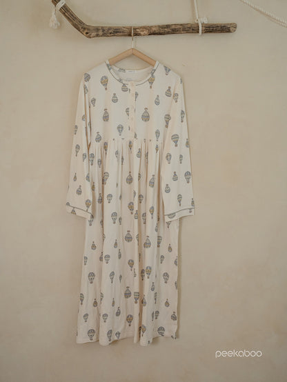 Preorder) Peekaboo / Autumn Spring (Long) Balloon Pajama Mom