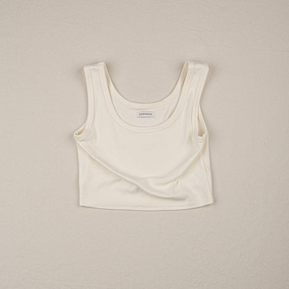 Preorder) Peekaboo Ribbon Mom Sleeveless Top