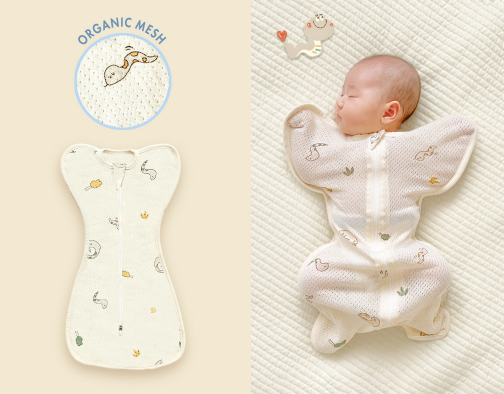 現貨) 有機棉系列 - Mesh Organic Baby Swaddle