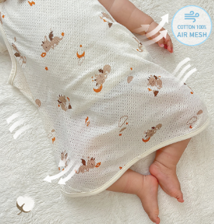 補貨中) 有機棉系列 - Organic Mesh Sleeping Vest