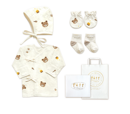 現貨) Organic Newborn 4 set 初生禮盒4件套