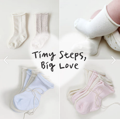 小清新系列🤍 Baby Knee Socks (有防滑膠)