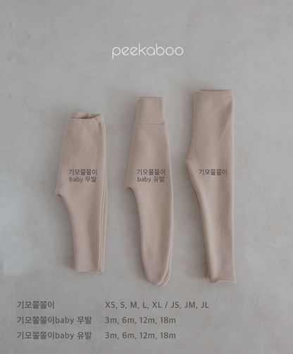 Preorder) Peekaboo Baby Fleece Leggings with foot - Wnter Must Have 冬日必買 有絨毛