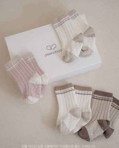 Preorder) Peekaboo Stripe Socks