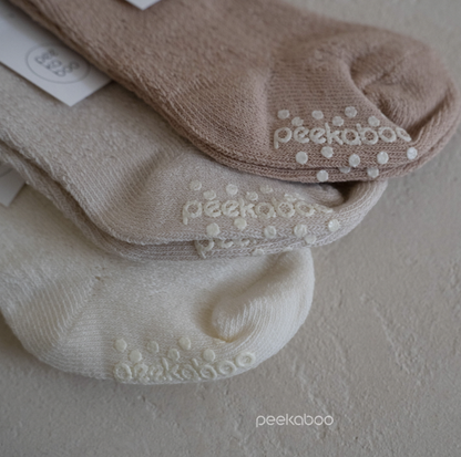 Preorder) Peekaboo Flower Knee Socks