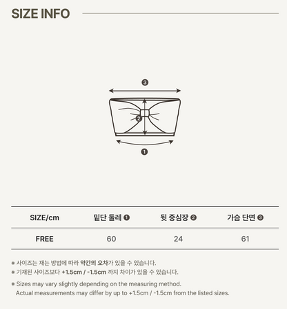 Preorder) Peekaboo Ribbon Mom Tube Top