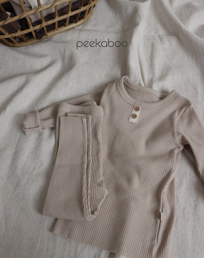 Preorder) Peekaboo / AS  Oliver Top and Bottom Kids Set (90-150)