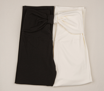 Preorder) Peekaboo Ribbon Mom Ribbon Pants (Long)