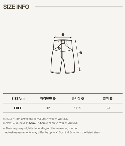 Preorder) Peekaboo Ribbon Mom Ribbon Pants (Short)