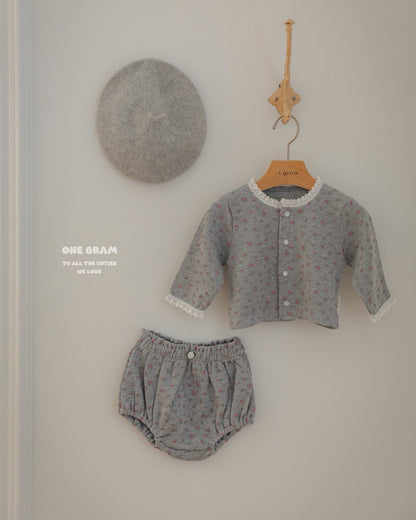 1GRAM 1그램 /小清新系列 🤍秋冬預訂 Dona Cardigan / Bloomers (6m-3y)