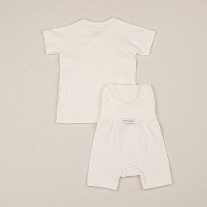 Preorder) Peekaboo Newborn Ribbon Top and Bottom Set  - short (不連配件)