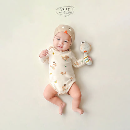 現貨) Snake Doll BabySuit Newborn Gift Set 蛇蛇安撫公仔 包屁衣連帽套裝