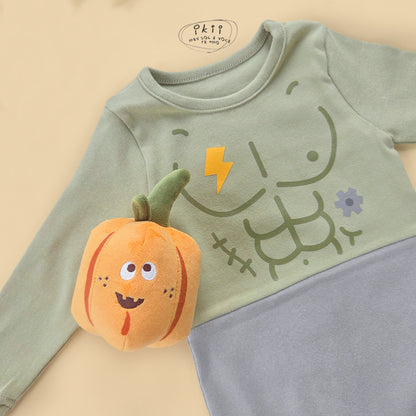 預訂中) Halloween 2025 新品 科學怪人 2件套 （連身衣 + 帽子）