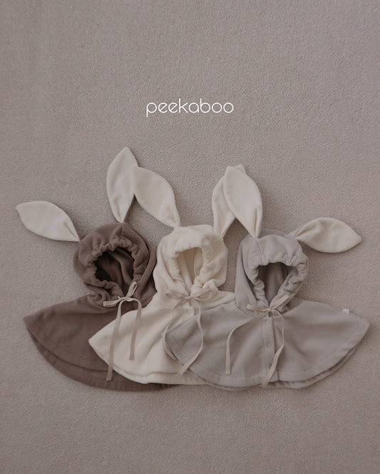 Preorder) Peekaboo Bunny Hood (Thick Fabric)