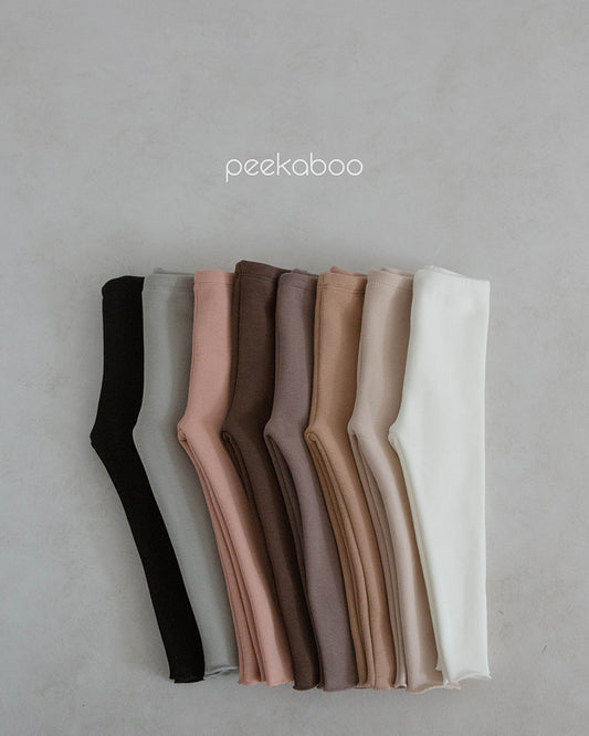 Preorder) Peekaboo Kids Fleece Leggings - Wnter Must Have 冬日必買 有絨毛