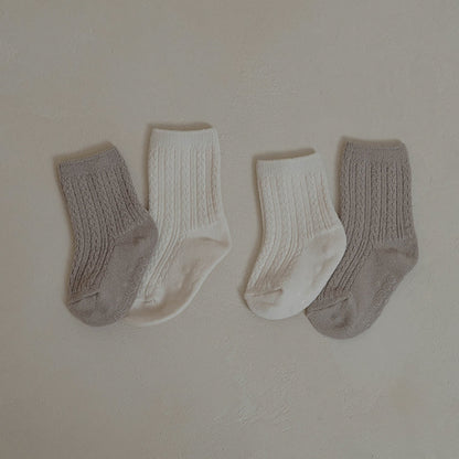 Preorder) Peekaboo Twisted Socks