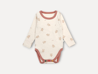 Preorder) Peekaboo / AS Gingerbread Baby Suit Set (6-18m)