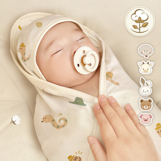 現貨) Organic Swaddle Blanket 有機棉嬰兒包巾
