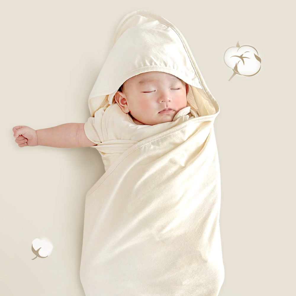 現貨) Organic Swaddle Blanket 有機棉嬰兒包巾