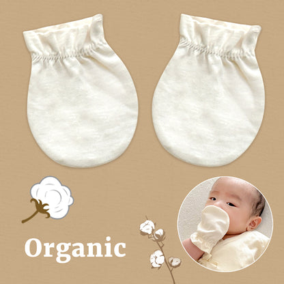 現貨) Organic Baby Hand Gloves有機棉嬰兒手套