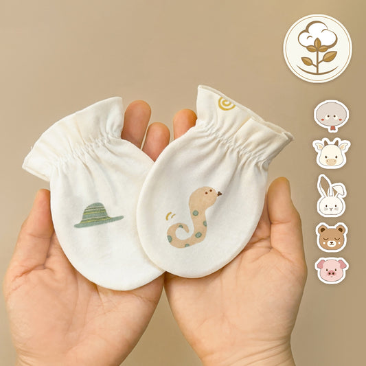 現貨) Organic Baby Hand Gloves有機棉嬰兒手套