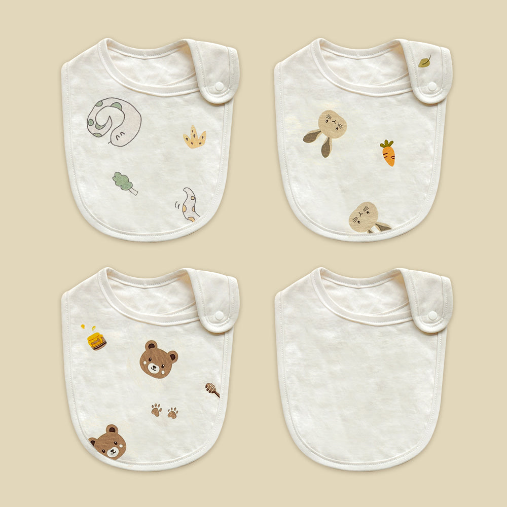 現貨) Organic Bib 有機棉口水肩