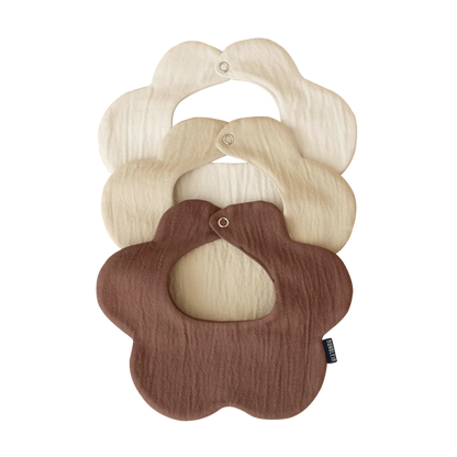 MONOLEIM Flower bib-Neutral