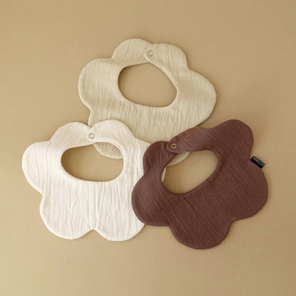 MONOLEIM Flower bib-Neutral