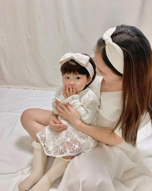 現貨) 𝚑𝚊𝚗𝚍𝚖𝚊𝚍𝚎 ✿ Big Ribbon Headband (plastic) (kids 2year-old+)
