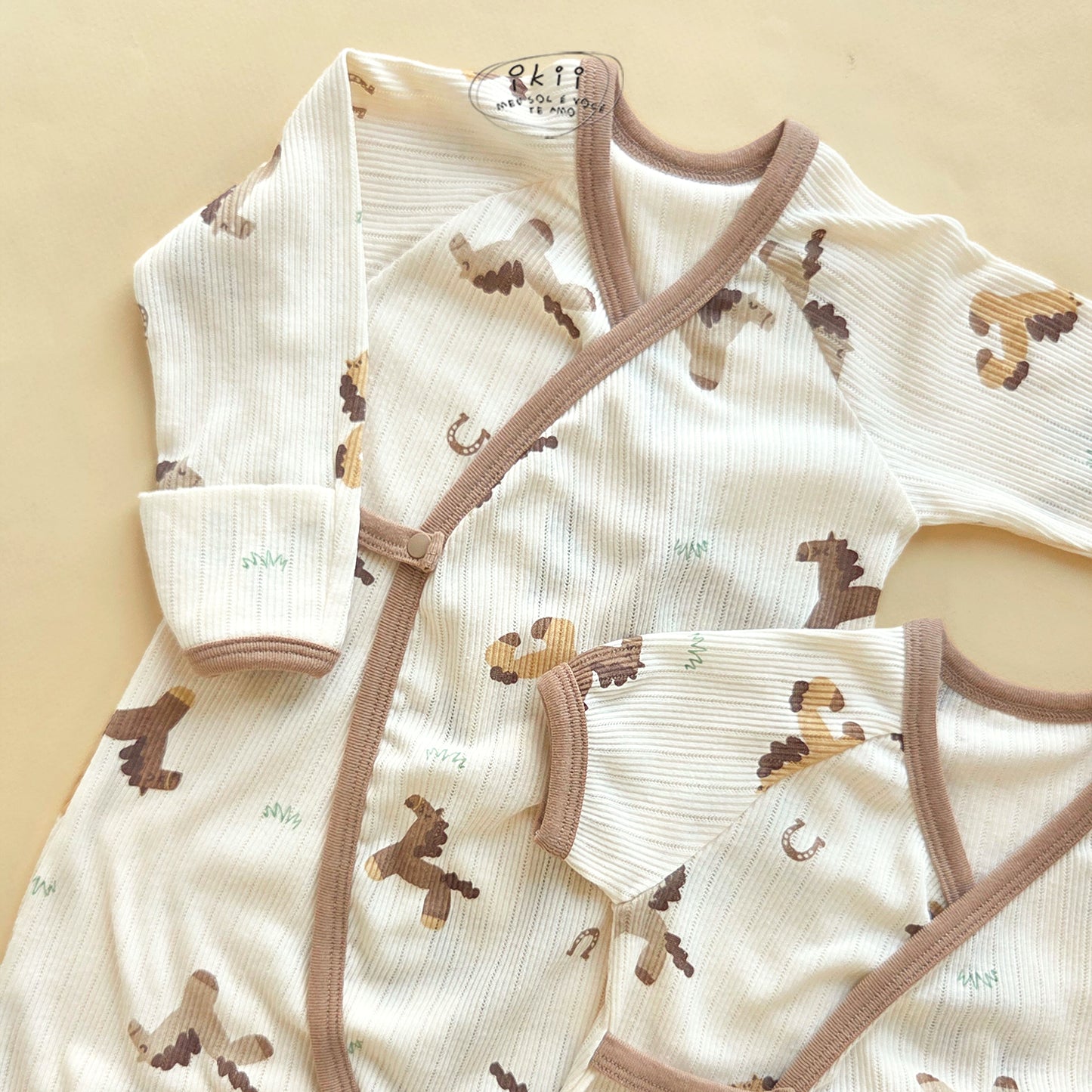 Horse Baby 可愛馬仔初生Romper套裝 (Farm Horse)