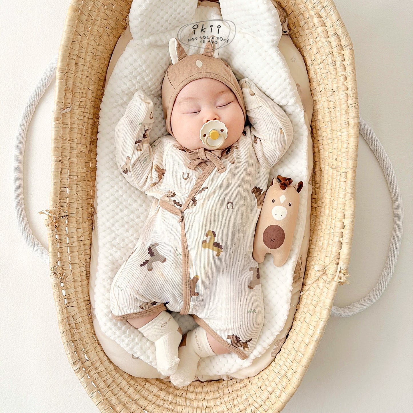 Horse Baby 可愛馬仔初生Romper套裝 (Farm Horse)