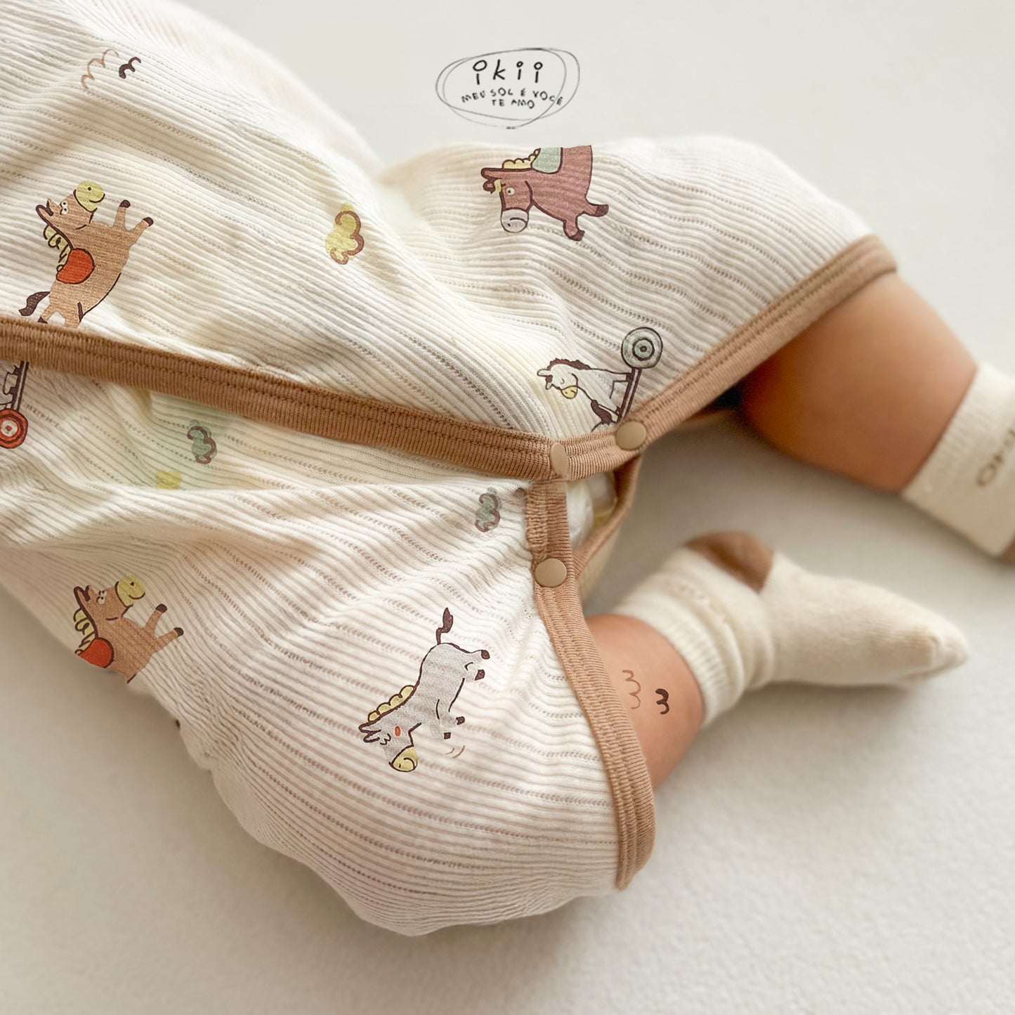 Horse Baby 可愛馬仔初生Romper套裝 (Scooter Horse)