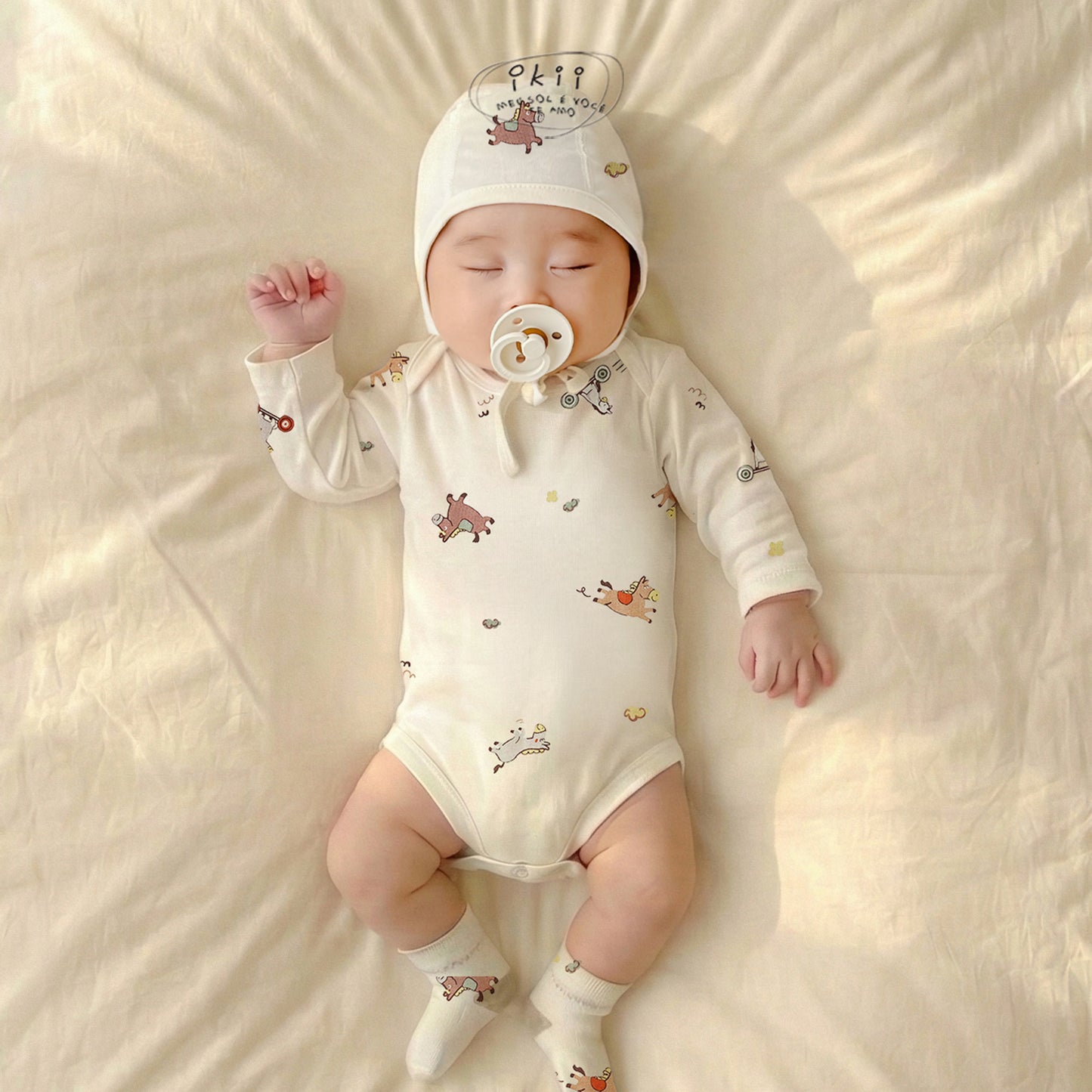 Horse Baby 滑板馬仔初生包屁衣 Bodysuit