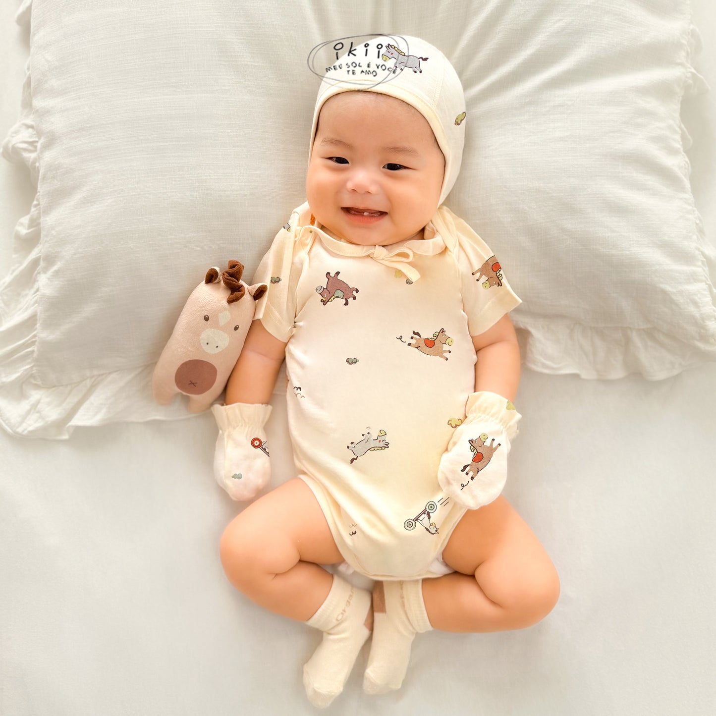 Horse Baby 滑板馬仔初生包屁衣 Bodysuit