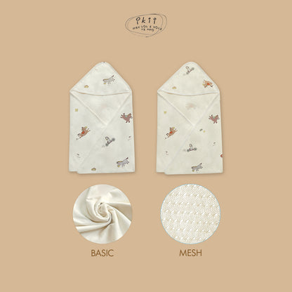 Horse Baby 滑板馬仔初生Orangic Swaddle Blanket 包被