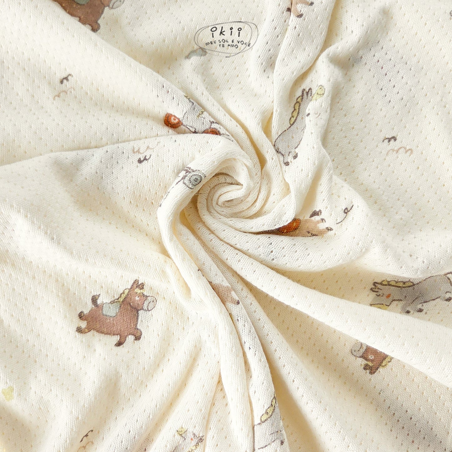 Horse Baby 滑板馬仔初生Orangic Swaddle Blanket 包被